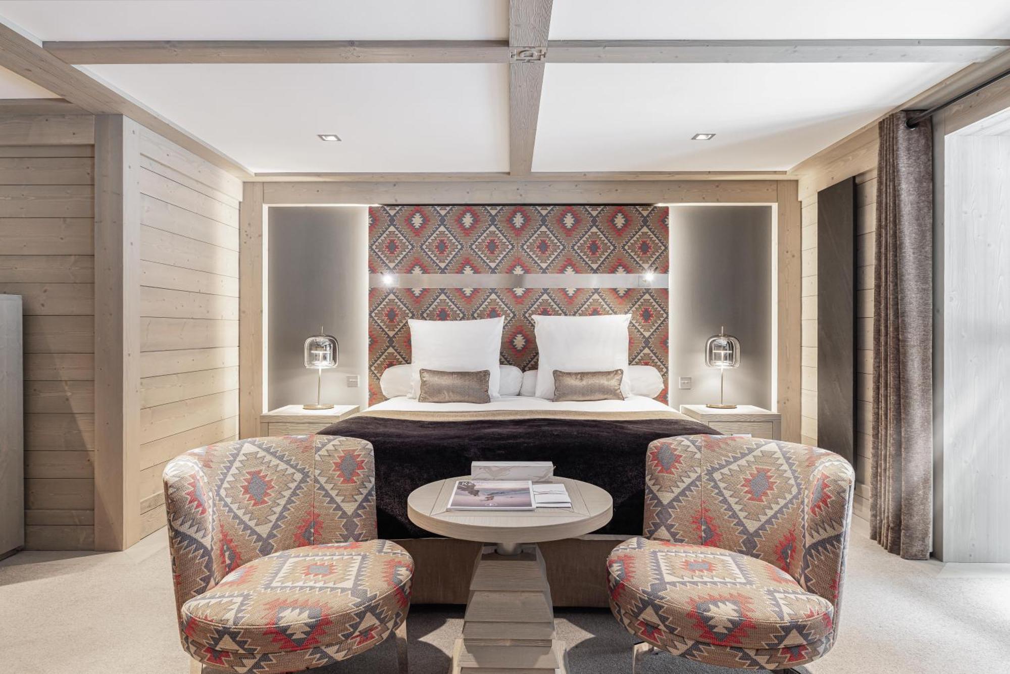 Le K2 Djola Hotell Courchevel Rum bild